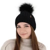 Wintermütze Damen aus Merinowolle in Rosa Texa