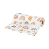 Bambus Windel 30x30cm - Regenbogen