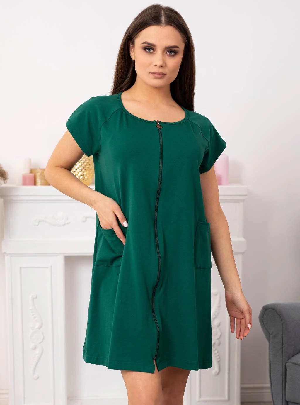 Umstandsshirt Nina - Dunkelgrün