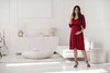 Lovely Dress Midi Umstands- und Stillkleid, 3/4 Ärmel, rot