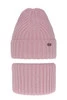 Winterset Mädchen: Mütze und Schlauchschal Rosa Valentine