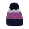 Wintermütze für Mädchen mit Bommel Navy Blau Naruto