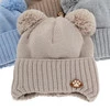 Wintermütze Jungen, mit Merinowolle, beige, Rimini