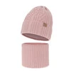 Winterset für Mädchen: Mütze und Schlauchschal in Rosa Rema
