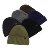Wintermütze Herren Navy Blau 100% extrafeine Merinowolle nahtlos Bruner