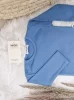  Langarm-Baby-Body – Farbe Ozean