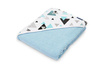 Baby Handtuch Krepp Blau 100x100 cm - Sensillo