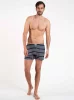 Lars Herren-Boxershorts, Graphitdruck