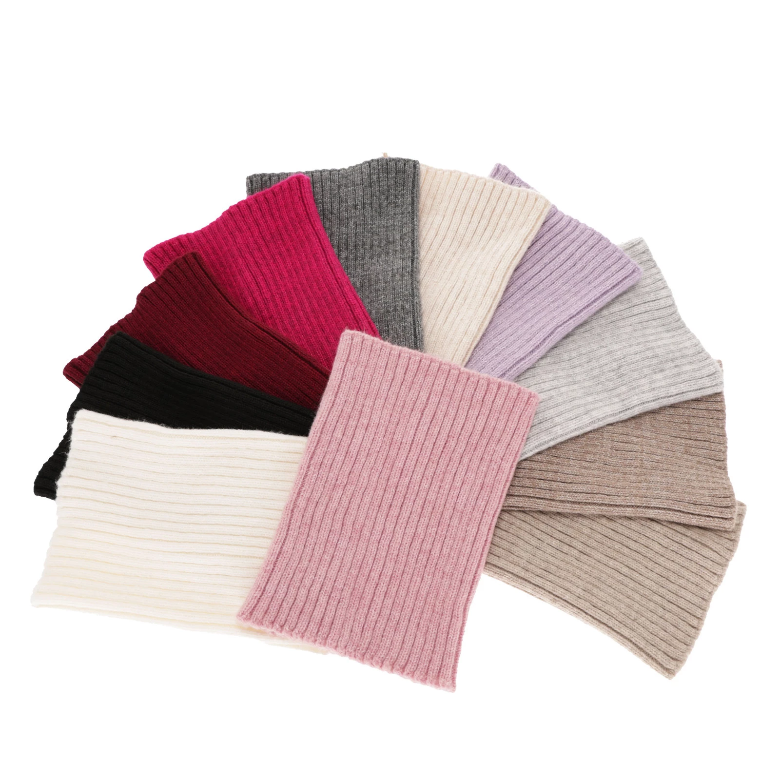 Schlauchschal Damen Merinowolle Beige Besta