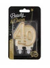 Świeczka B&C cyferka "9" - Gold glitter