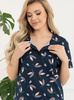 Umstandsshirt Megy - Marineblau