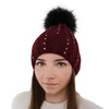 Wintermütze Damen mit Bommel Rosa Mada