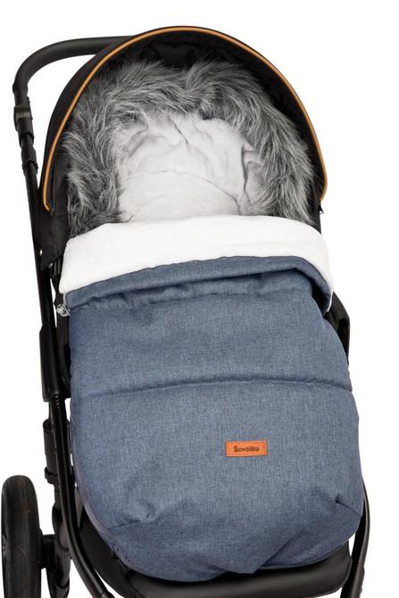 Sensillo Kinderwagen Schlafsack Indiana- Navy