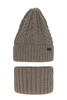 Winterset Jungen: Mütze und Schlauchschal Beige Colins