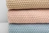 Babydecke Häkeldecke Baumwolle blau - Sensillo