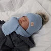 Winterset Jungen: Mütze und Schal Merinowolle Beige Anastazy