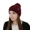 Herbst und Wintermütze Damen, bordrot, mit Merinowolle und Kaschmir, Alineta