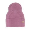 Damenmütze Frühling- Winter Violett 100% extrafeine Merinowolle Sophie