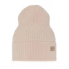 Damenmütze Frühling- Winter Cremefarben 100% extrafeine Merinowolle Sophie