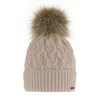 Wintermütze Damen mit Bommel Beige Deva