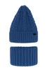 Winterset Jungen: Mütze und Schlauchschal Blau Colins