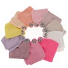 Herbst und Frühlingsset Mädchen: Mütze und Schlauchschal, mit Baumwolle, Rosa Nicolette