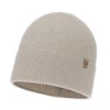 Herbst und Wintermütze Damen, hellbeige, mit Merinowolle und Kaschmir, Alineta