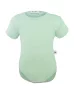 Kurzarm-Baby-Body – Farbe Aqua