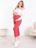 Kurze umstandsleggings 3/4 carmine