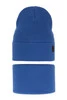 Herbst und Frühlingsset Jungen: Mütze und Schlauchschal, mit Baumwolle, Blau Dragon