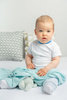 Babydecke Durchbrochene Bambus minze - Sensillo