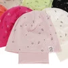 Herbst und Frühlingsset Mädchen baumwolle: Mütze und Schlauchschal Rosa Fiora