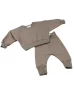  Familien-Kinder-Trainingsanzug-Set – Braun