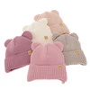 Wintermütze für Mädchen mit Merinowolle Violett Shira