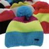 Wintermütze für Mädchen mit Bommel Blau Naruto
