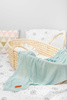 Babydecke Durchbrochene Bambus minze - Sensillo