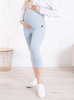 Kurze umstandsleggings 3/4 blau