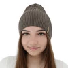 Damen Herbst und Frühlingsmütze, mit Baumwolle, khaki, Mirona