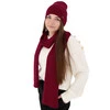 Damen-Set Frühling - Winter: Mütze und Schal Grau 100% extrafeine Merinowolle Melpomena