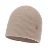 Herbst und Wintermütze Damen, beige, mit Merinowolle und Kaschmir, Alineta
