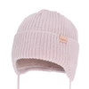 Wintermütze für Mädchen, lila, mit Merinowolle, Punia