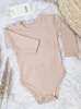 Body Niemowlęce kopertowe basic- Szare