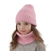 Winterset Mädchen: Mütze und Schlauchschal Rosa Valentine