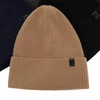 Wintermütze Herren, khaki, mit Merinowolle und Kaschmir, Azuryt