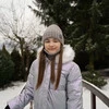 Winterset Mädchen: Mütze und Schlauchschal Camel Sula