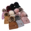 Wintermütze Damen mit Bommel Beige Loara