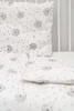 Babybettwäsche 100x135 weißer Löwenzahn - Sensillo