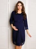 Umstandsbademantel GRACE -  Marineblau