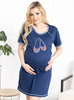 Umstandsshirt Ballettschuhe - Marineblau