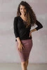  Schwarze Umstands- und Stillbluse „Milk Shirt“ mit V-Ausschnitt